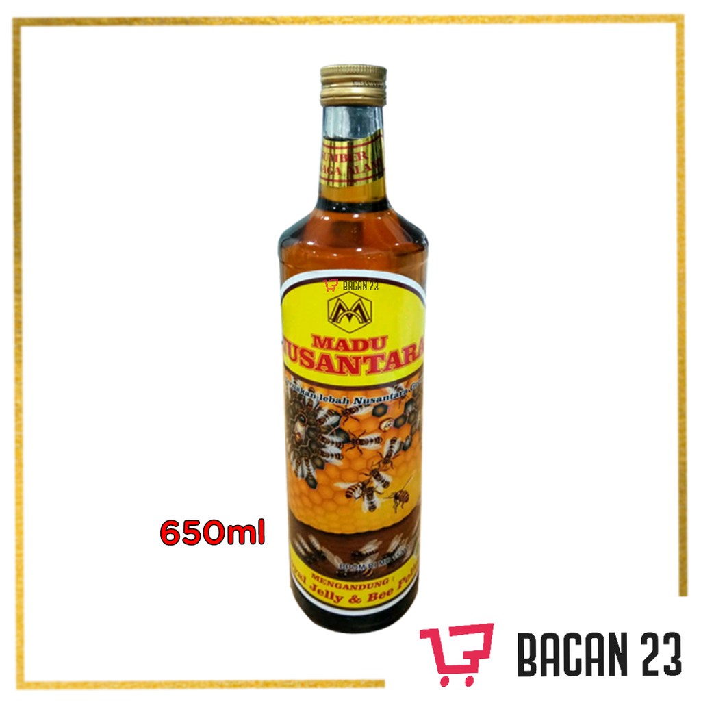 Madu Nusantara (650ml) / Madu Super Botol Kaca / Bacan 23-Bacan23