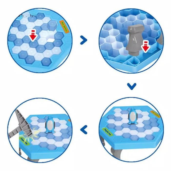 TBI Mainan Anak PTrap Ice Breaking Game Ketuk Palu Jatuhin