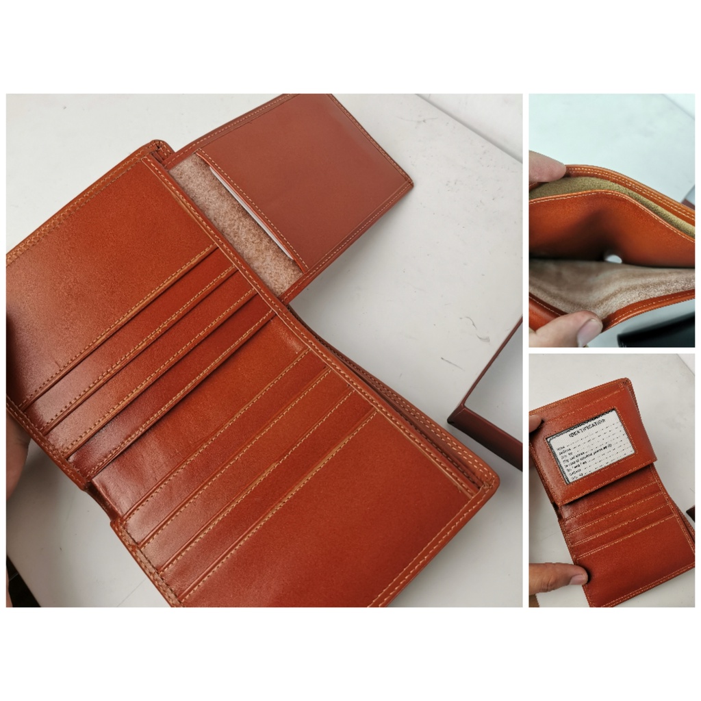 Dompet Full kulit asli PRia berdiri Bulls Pro leather Custom Free grafir nama