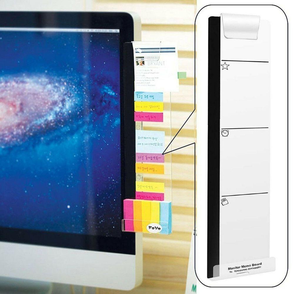 Lanfy Monitor Memo Board Taps Transparan Rumah Stylish Phone Holder