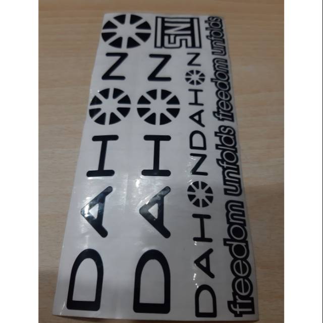 STIKER DAHON SEPEDA