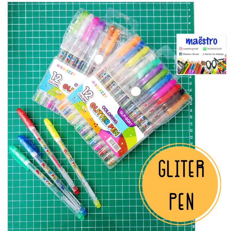 

Bolpen Gliter Set / Gliter Pen by Squeezy