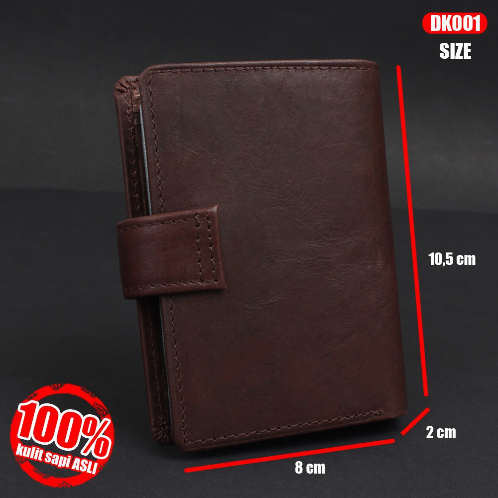 DOMPET KARTU KREDIT DOMPET ATM CARD ORGANIZER MULTIFUNGSI BAHAN KULIT SAPI TEBAL BERGARANSI