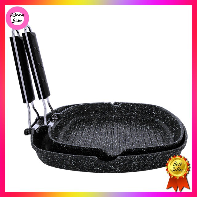 Grill Pan 24 cm /Wajan / Panci Penggorengan| AKEBONO