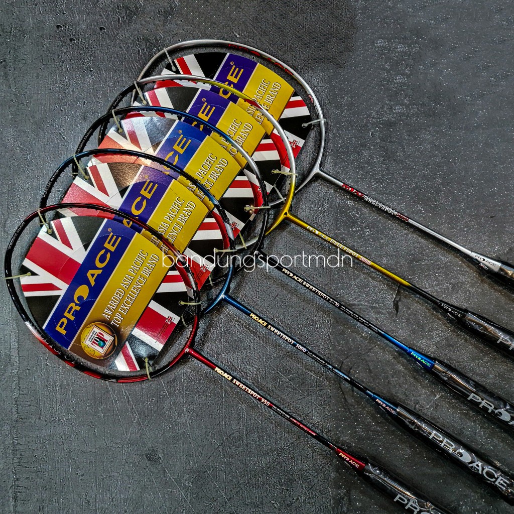 Raket Bulu Tangkis Badminton ProAce Sweetspot SS / Pro Ace Sweet Spot 950 / 1000 / 2000 / 3000 / 500