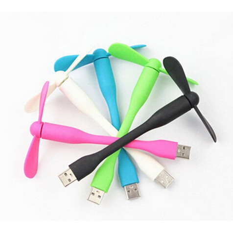 Kipas Angin USB Mini 2 Baling Baling Flexibel Fan USB Portable