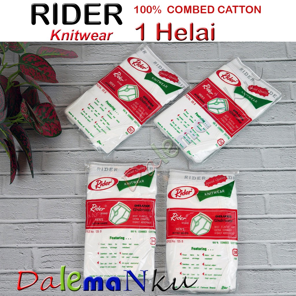 1 Helai Celana Dalam Rider KnitWear 125 B