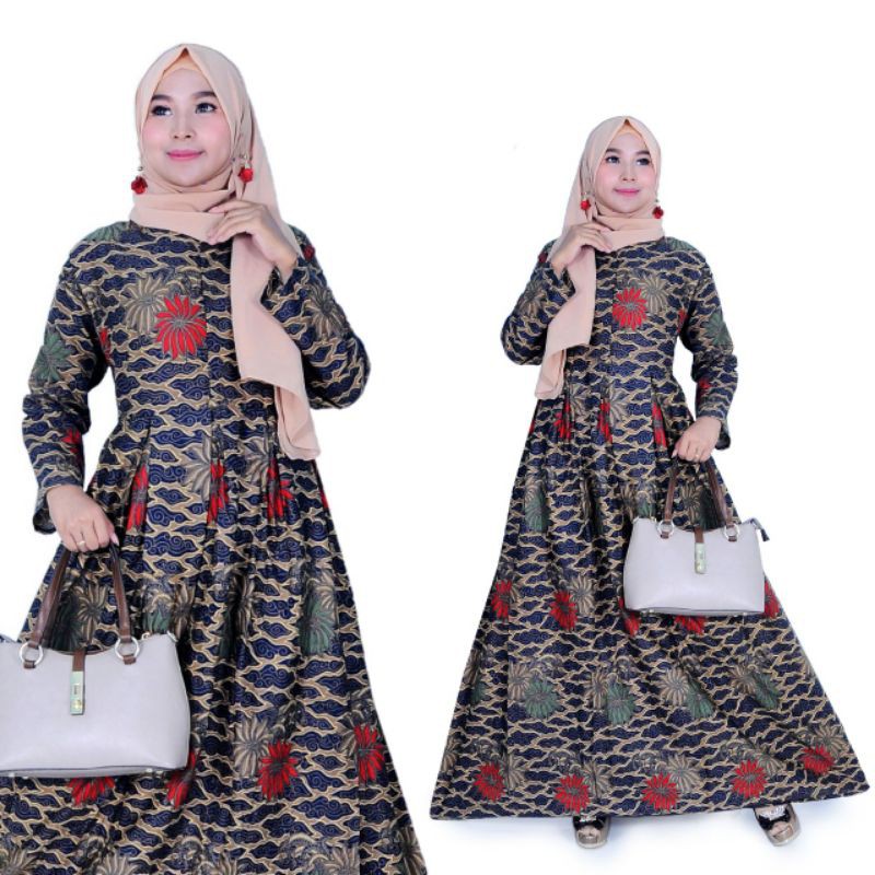 GAMIS BATIK JUMBO MANGGAR,PADI,SEKAR,CANTIK,KUBIS,KIPAS,DAUN,KUPU/COD