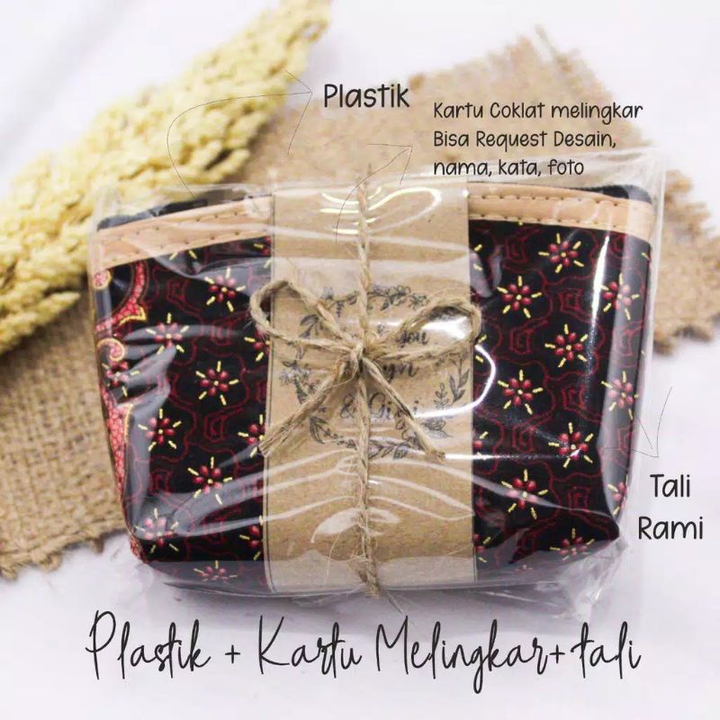 SOUVENIR DOMPET KOIN BATIK 10 X 5 CM SOUVENIR PERNIKAHAN DOMPET KOIN BATIK KHAS JOGJA