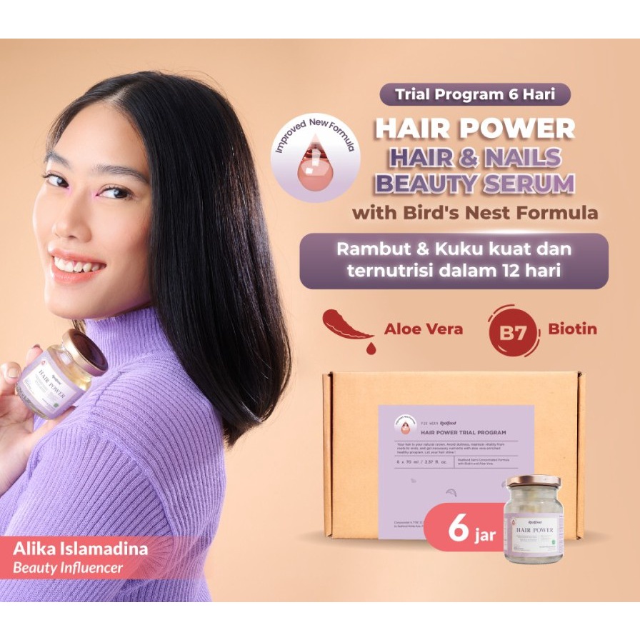 

Realfood Trial Hair Power Minuman Sarang Burung Birdnest Aloe Vera Perawatan Rambut Hair Care