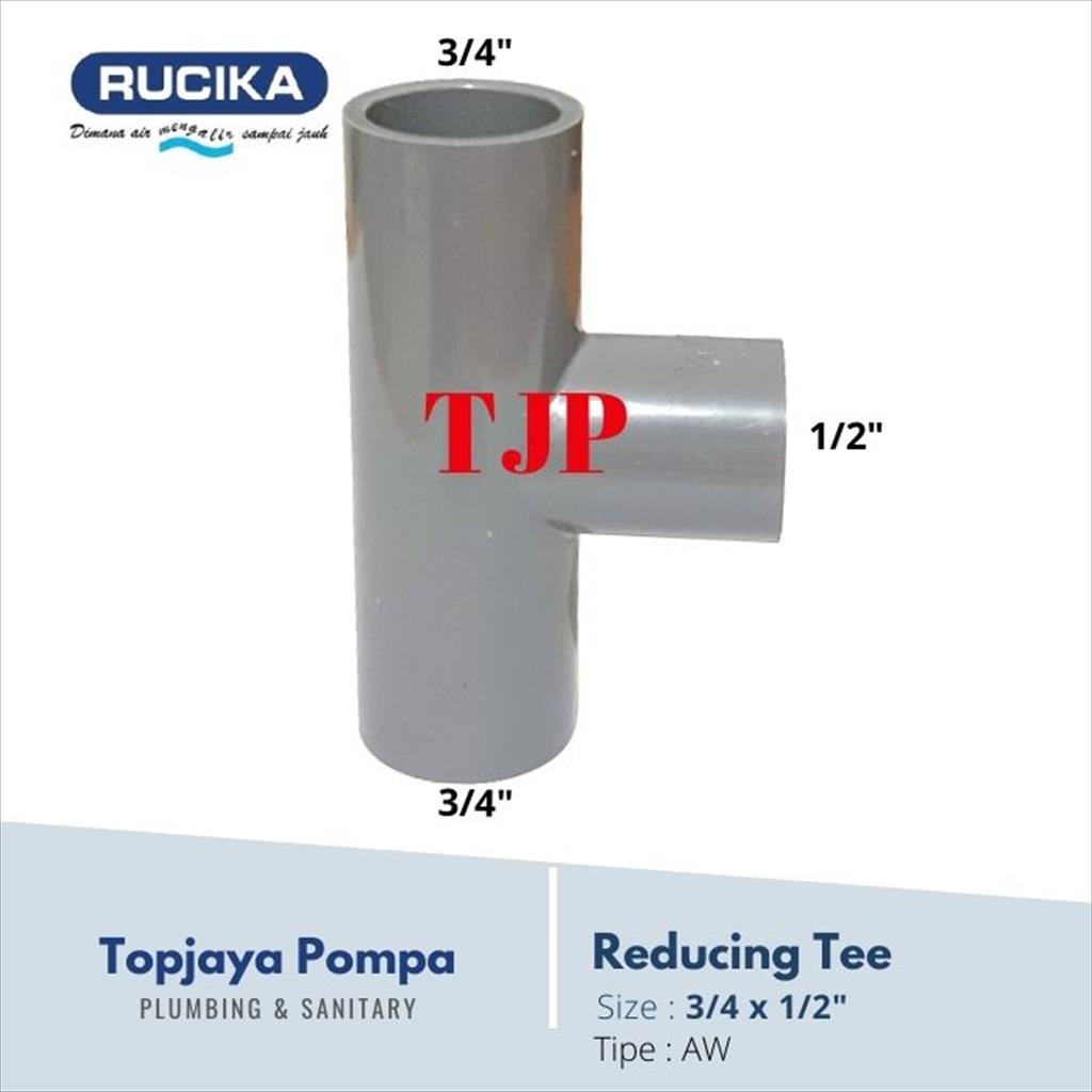 V.TEE AW RUCIKA 3/4 X 1/2&quot;