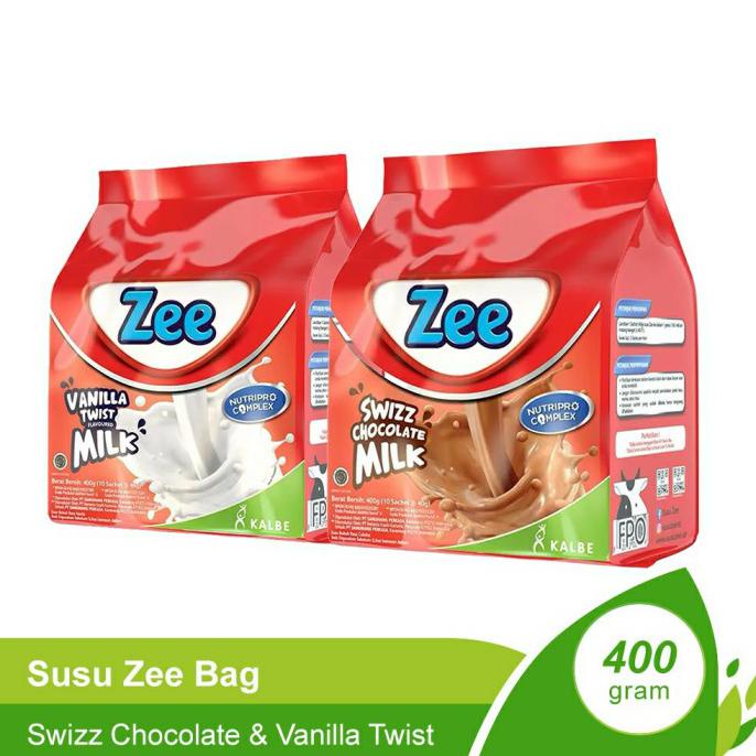 

Cuci Gudang Awal Tahun Susu zee renceng vanila 10 sachet Diskon
