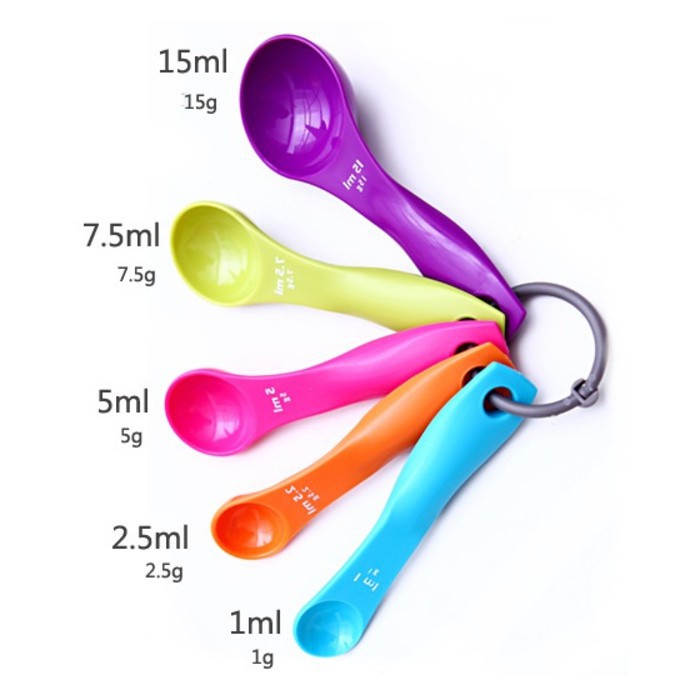 Sendok Takar Plastik Plastic Measuring Spoons