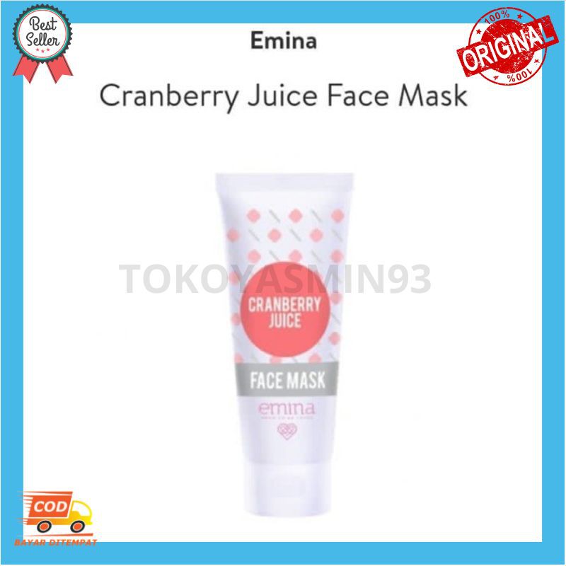 Emina Cranberry Juice Face Mask 60 ml Murah