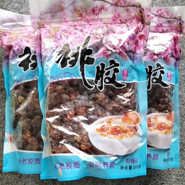 

Peach Gum / Tao Jiao /Natural Resin Gum pack 500gr