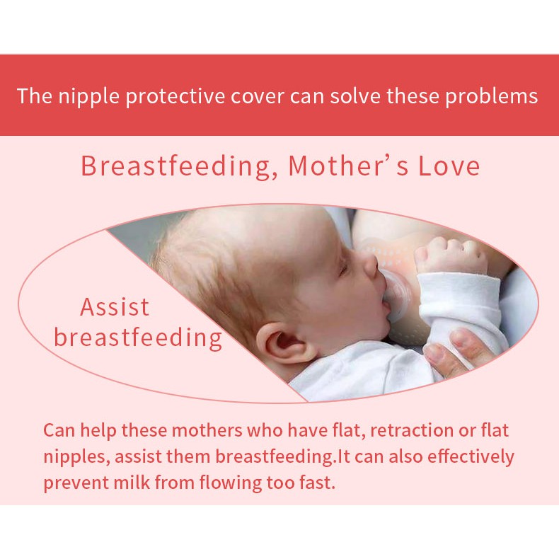 Cmbear 1 Pc Silicone Nipple Protector Feeding Mothers Shields Nipple Protection ZRB-1901