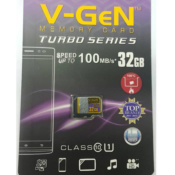 microsd sd card vgen turbo garansi 128 gb memory memori CCTV HP Android micro sd esternal class 10