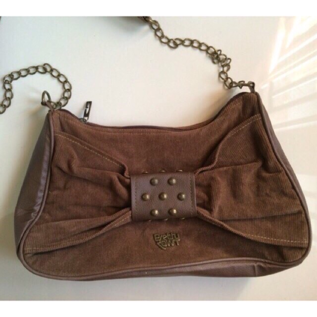 (TITIPAN) Preloved pretty rown brown bag