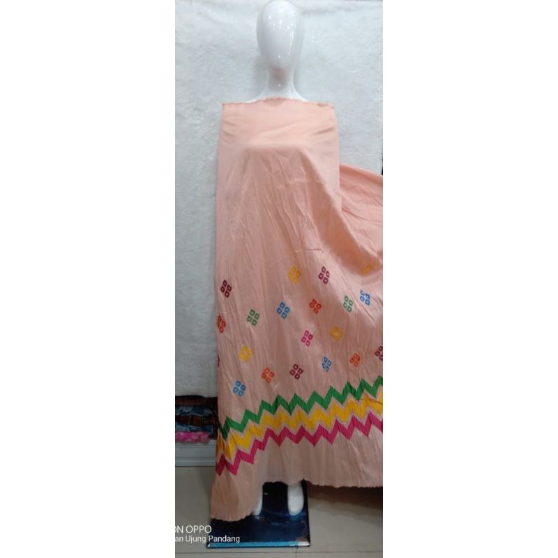 [Harga per 0.5 meter]  sutra taveta pinggiran tabur