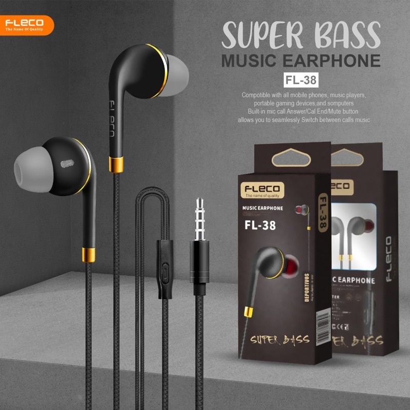 GROSIR HANDSFREE FLECO FL38 SUPER EXTRABASS