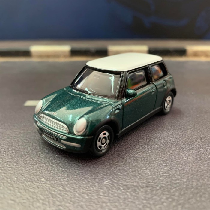 Tomica Mini Cooper Selection - Hijau 07 - Base Besi - Made in China