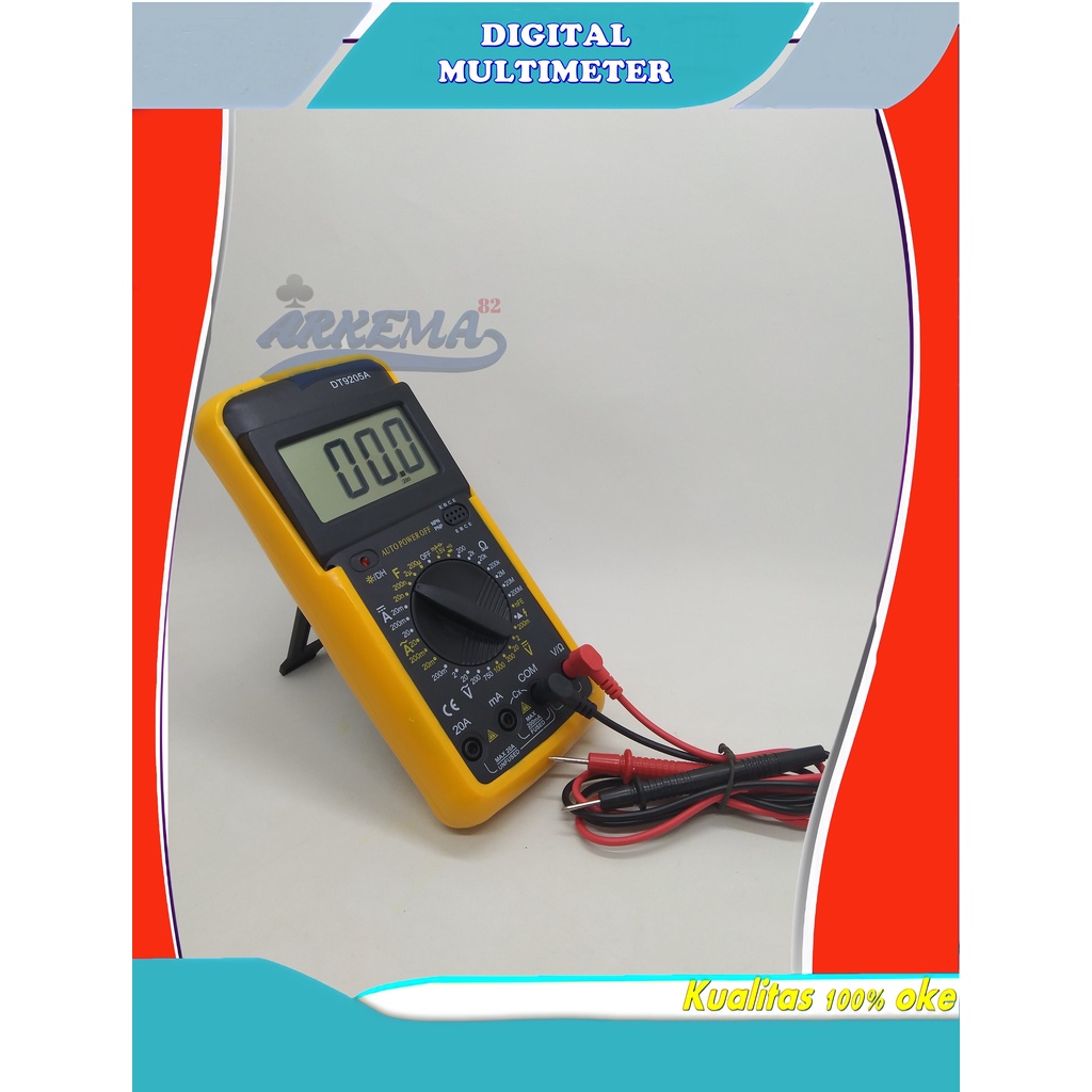 AVO METER | MULTI TESTER DIGITAL DT9205A | MULTIMETER DIGITAL DT9205A | DIGITAL AVO METER