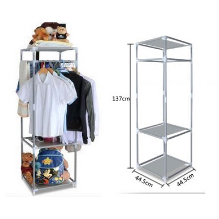 RAK GANTUNG BAJU RAK SUSUN 3 SERBAGUNA RAK GANTUNG BESI MULTIFUNGSI