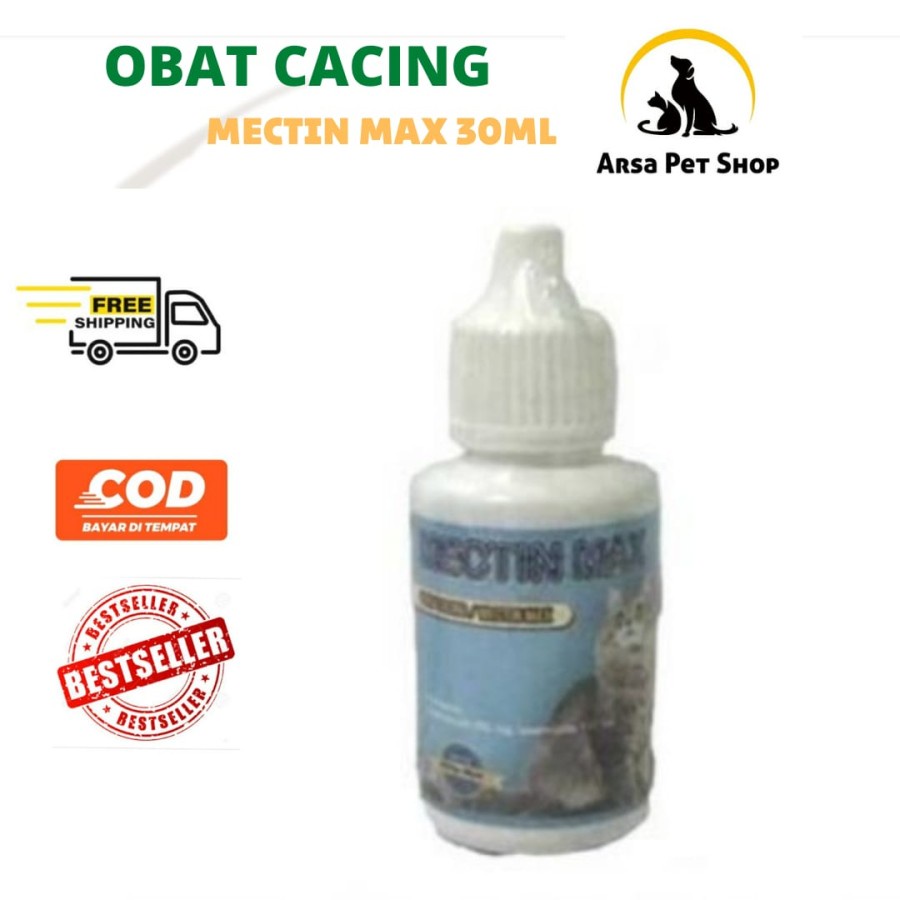Obat Cacing Mectin Max 30ml Obat Cacingan Khusus Kucing