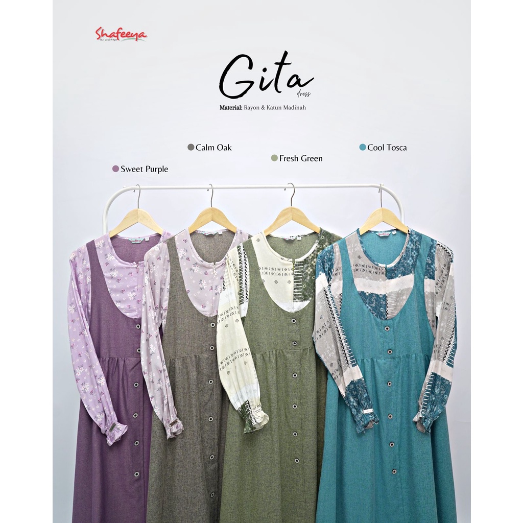 Gita dress by shafeeya / Gamis Gita shafeeya