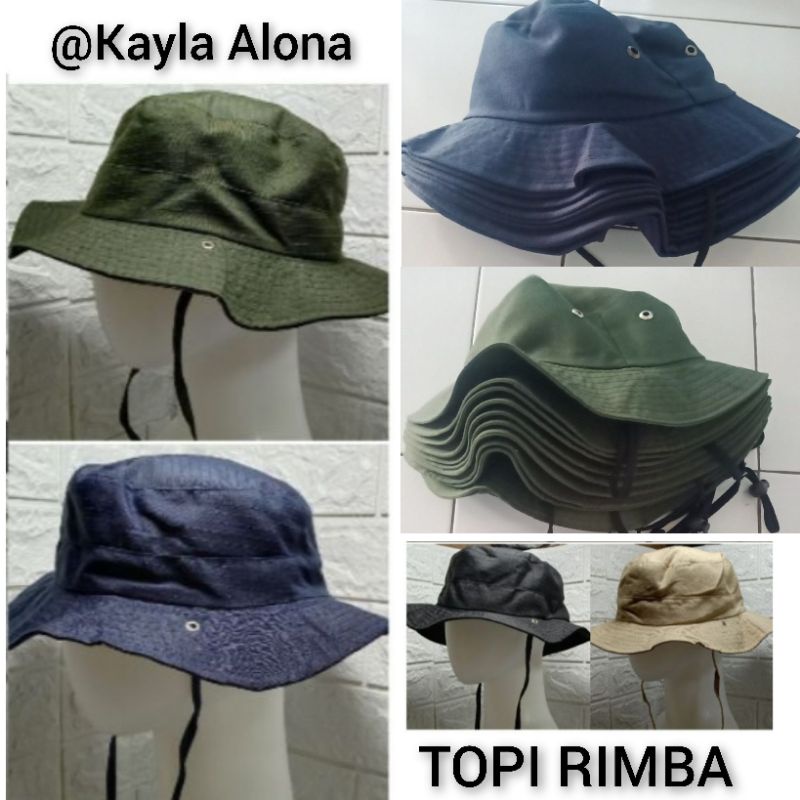 TOPI RIMBA POLOS / TOPI GUNUNG