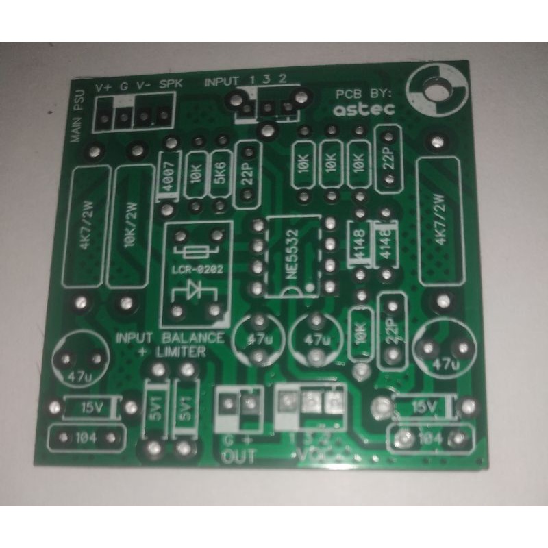 PCB INPUT BALANCE+ LIMITER  ORIGINAL ASTEC