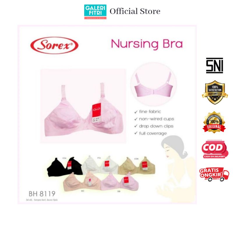 Bra Sorex 8119 - Bra Sorex Menyusui - BH Sorex 8119 - Nursing Bra - Bra Menyusui - Bra Sorex Menyusu