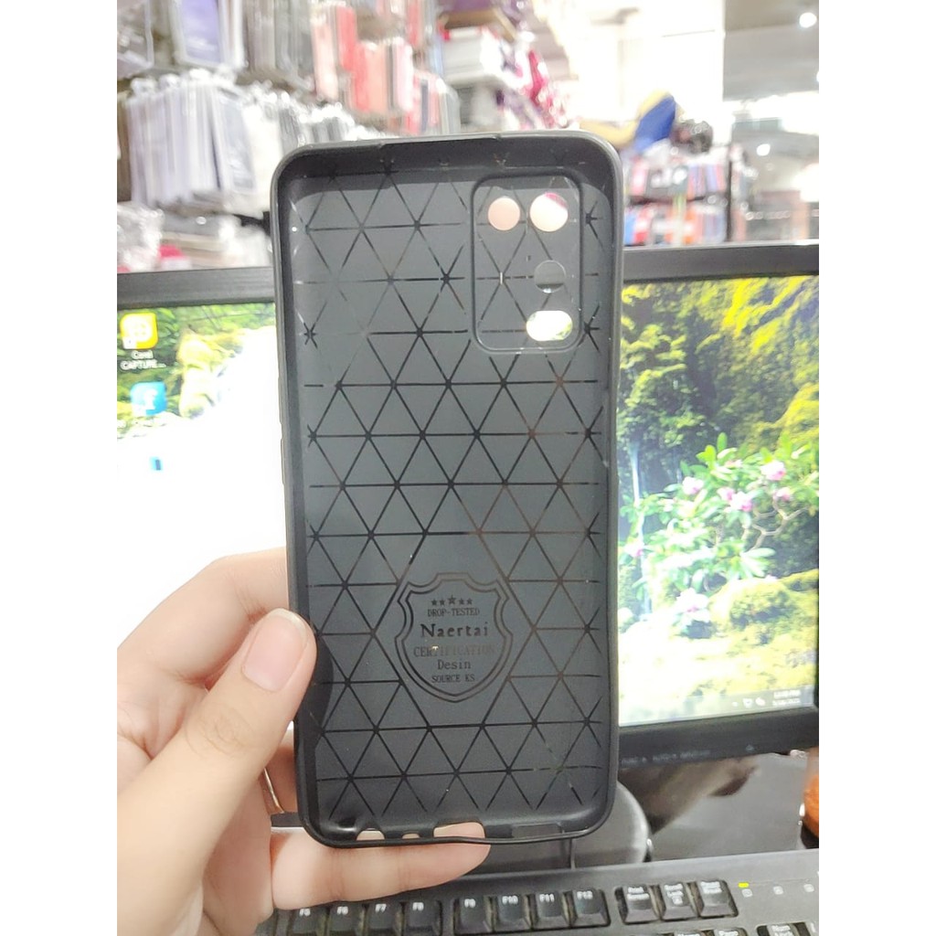 AutoFokus Oppo A54 6.51 inchi Leather Soft Case AUTOFOCUS Motif Kulit Jeruk