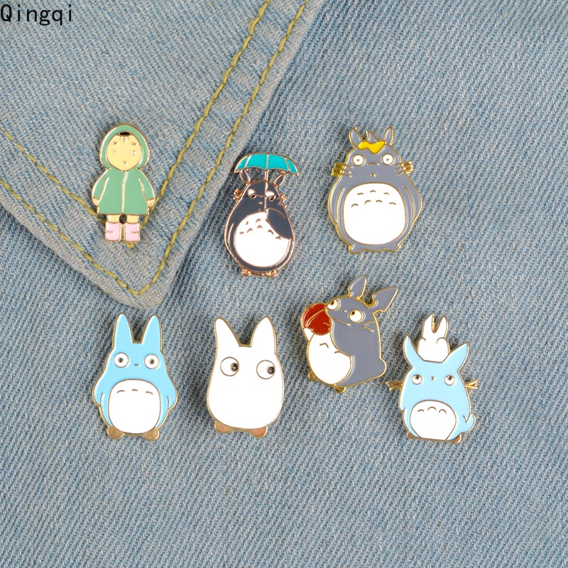 Bros Pin Enamel Desain Kartun Anime Jepang My Totoro Untuk Dekorasi