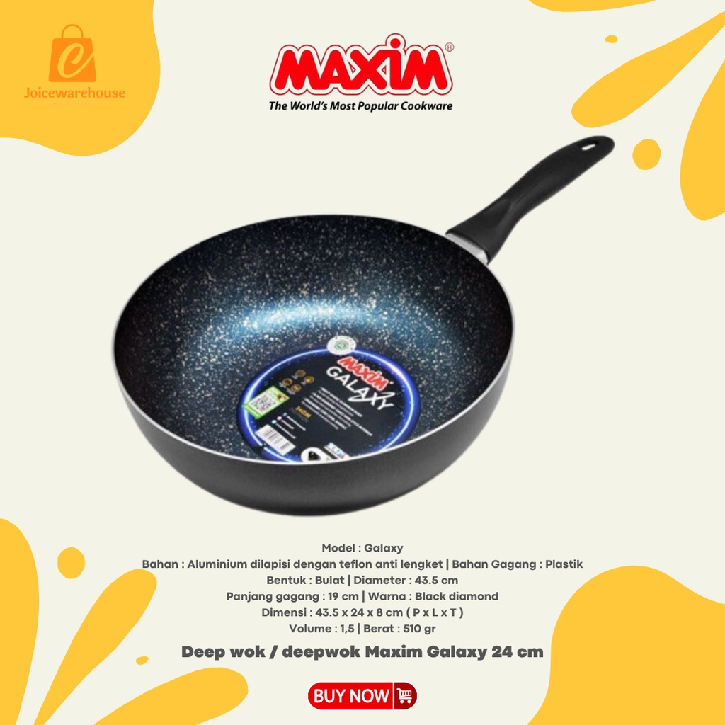 Deep wok / deepwok Maxim Galaxy 24 cm