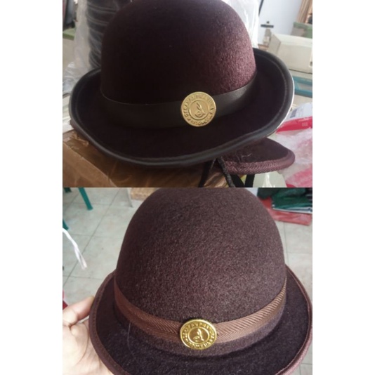 TOPI BONI LAKEN BELUDRU DENGAN PIN KUNING