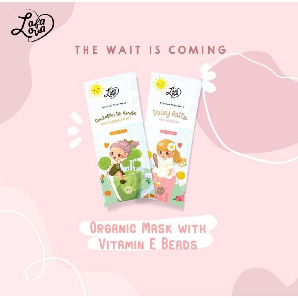 [BPOM] Masker Organik Petal Mask Lavalofa 15 Gram