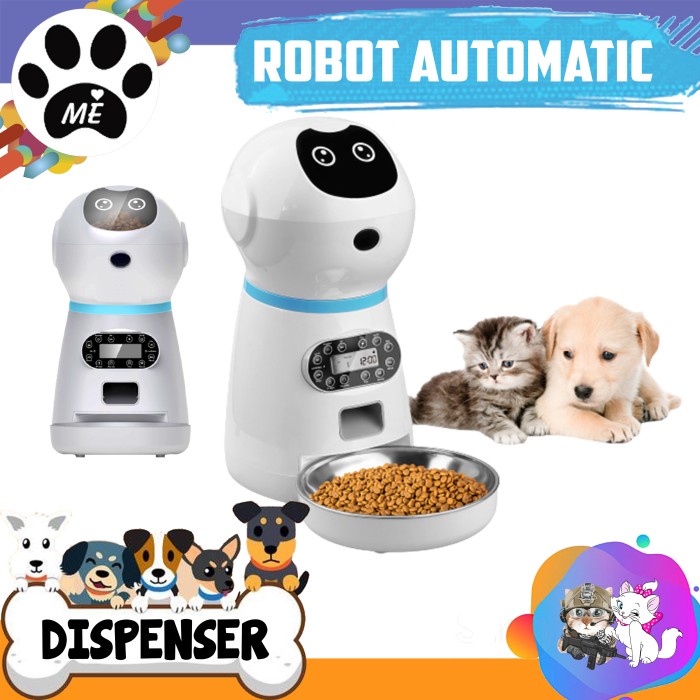 Automatic Pet Feeder &quot;DISPENSER OTOMATIS HEWAN&quot; Smart Dispenser ROBOT