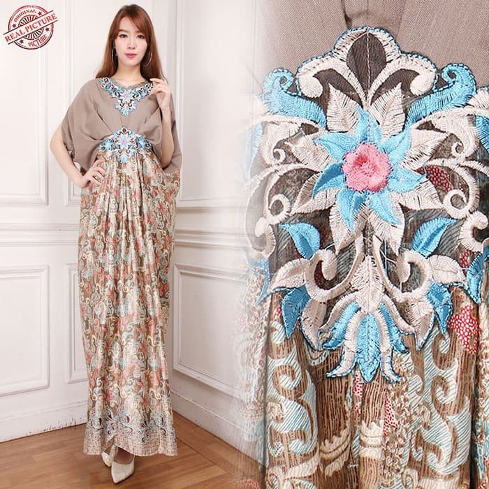 Q71H3 Stelan Baju Dress Wanita Fashion Dresis Black N Salem B 6099UA Dress Maxi Gamis Yonna Dan Lo