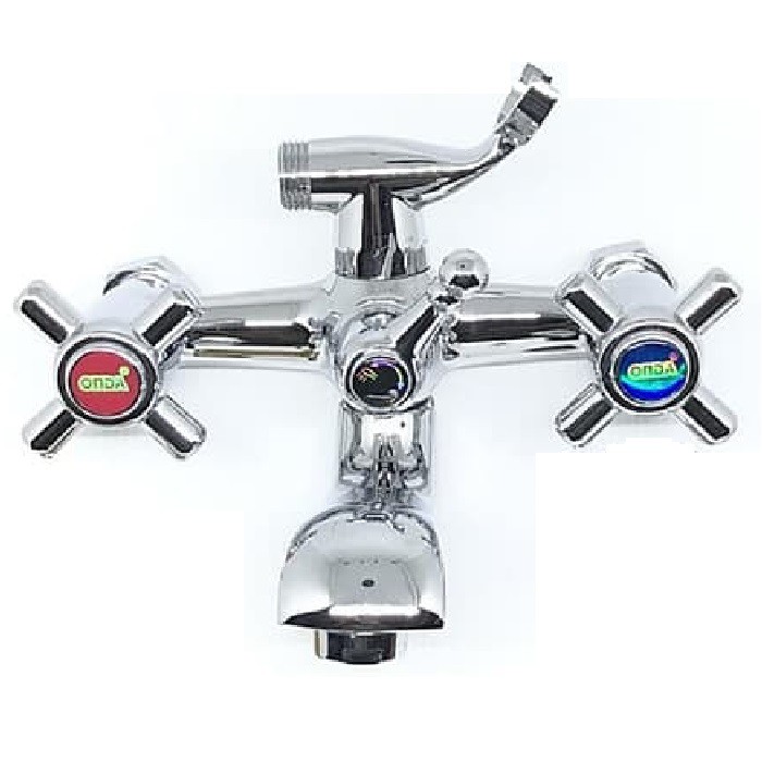 ONDA K 404 CT Kran Mixer Cabang Keran Bathub Double Tap Panas Dingin 1/2&quot;