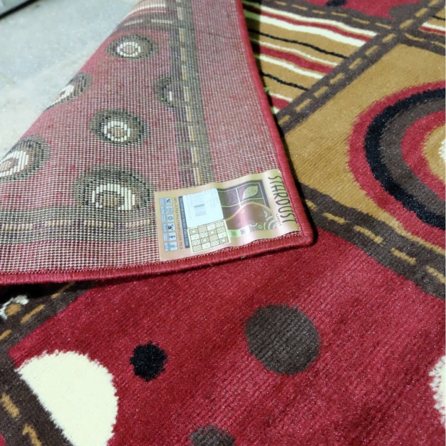 STARDUST Karpet Lantai 210x300 ST37 Maroon-2