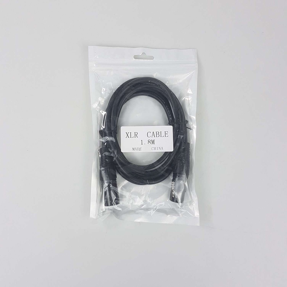 Kabel XLR M/F OFC Microphone Karaoke Shielded 1.8 Meter TaffSTUDIO