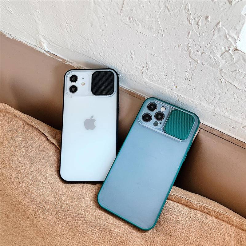 Case Pelindung Lensa Kamera Model Geser Untuk iPhone 13 12 11 Pro MAX Mini X XS MAX XR SE 2020 2022 6 6S 7 8 Plus