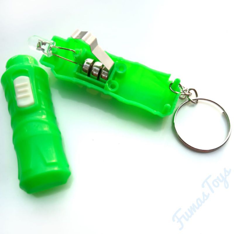 JG - GANTUNGAN KUNCI SENTER MINI / MAINAN LED SENTER MINI / SOUVENIR GANCI SENTER MINI / SENTER MURAH