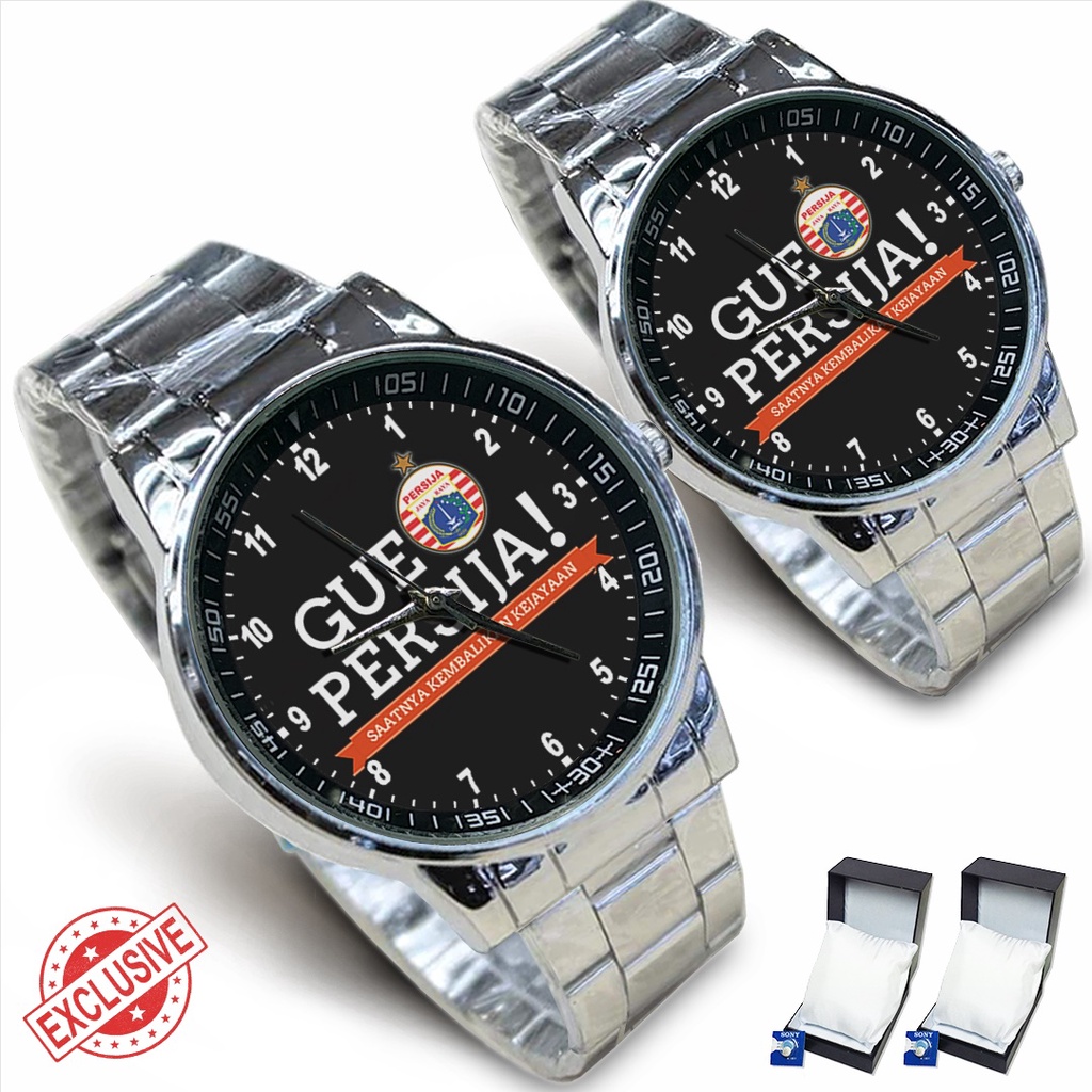 Jam Tangan Rantai Couple PERSIJA JAKMANIA 2 (Awesome)