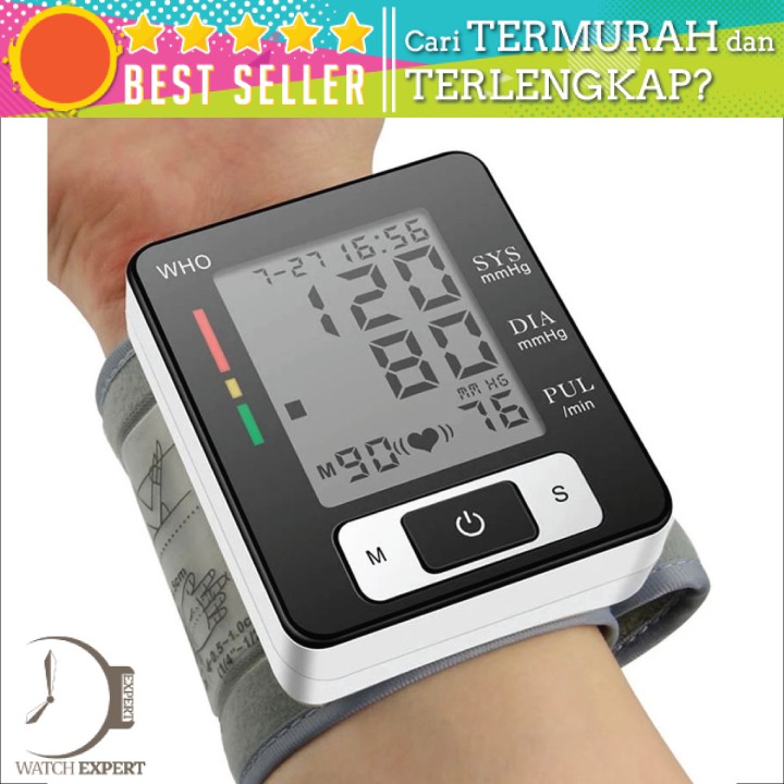 [COD] Alat Kesehatan / Tensi Darah / Pengukur Tekanan Darah Electronic Sphygmomanometer Heart Rate