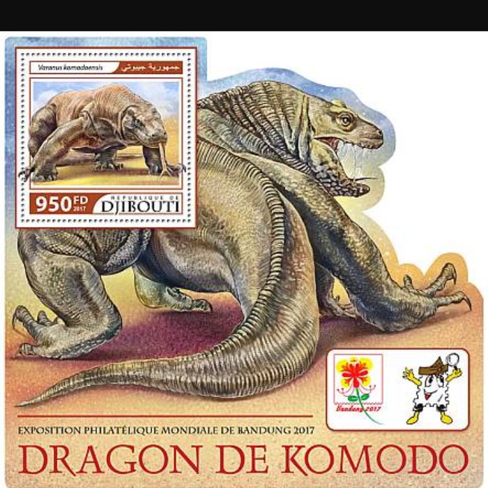 

Edisi Khusus Perangko Kedua Djibouti Komodo Pameran Bandung 2017