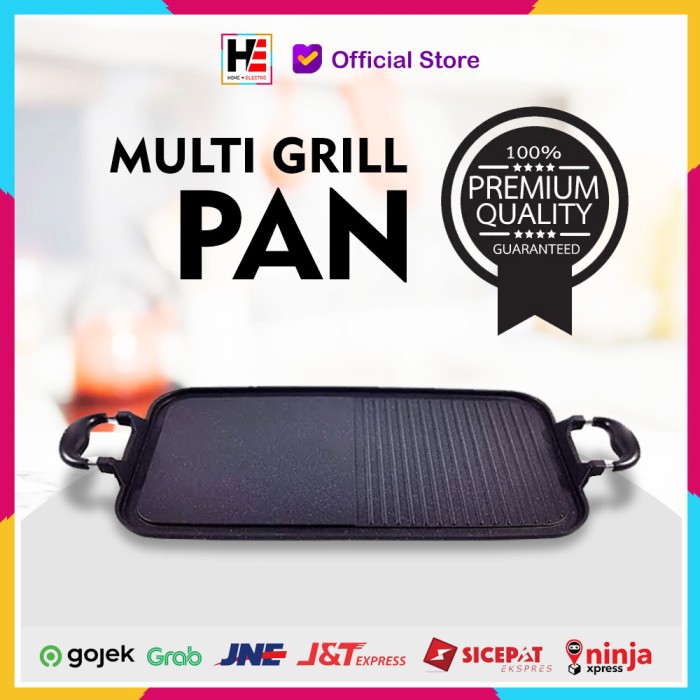 Multi GRILL PAN PREMIUM - Pemanggang Daging Serbaguna High Quality