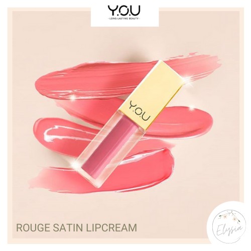 YOU - Rouge Satin Lip Cream - The Gold One / Lipcream Lipstick Lipstik