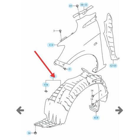 Liner fender Depan All new Ertiga 2018